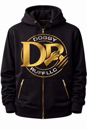 Black Hoodies Doggy Ruff (Big Logo)