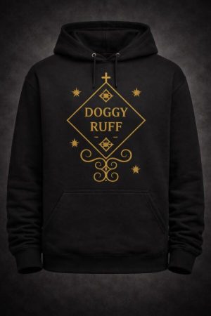 The Black Hoodie Doggy Ruff – Big Veve